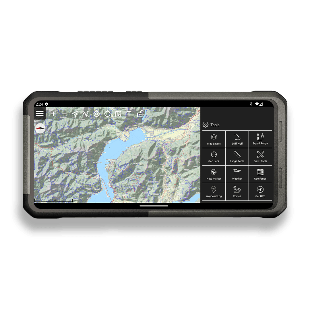 Map Warfare on a rugged Android device